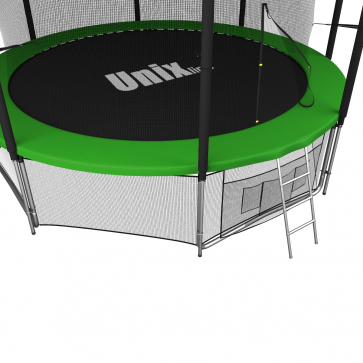 Батут Unix line Classic с внутренней сеткой 12 футов - 360 см (двухцветный) (TRUCL12IN) - 7
