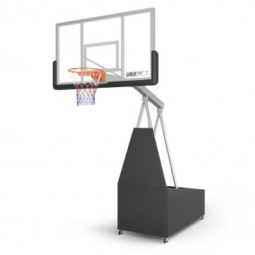 Баскетбольная стойка UNIX Line B-Stand-TG PRO 72"x42" R45 H120-305 см - 2